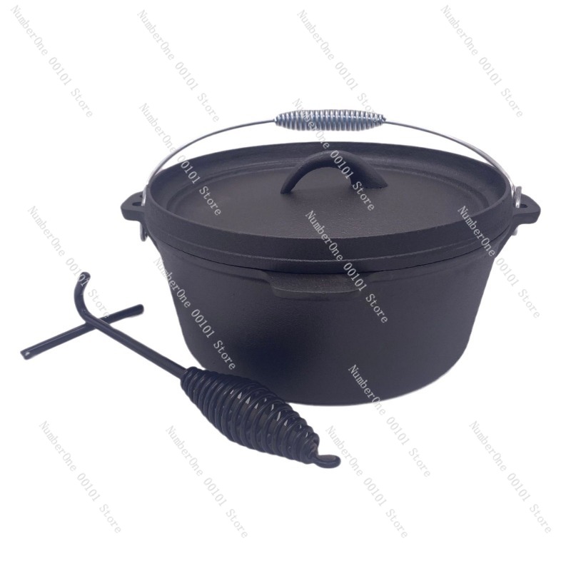 Heavy Duty Cast Iron Dutch Ove - Camp Dutch Oven Cast review and price