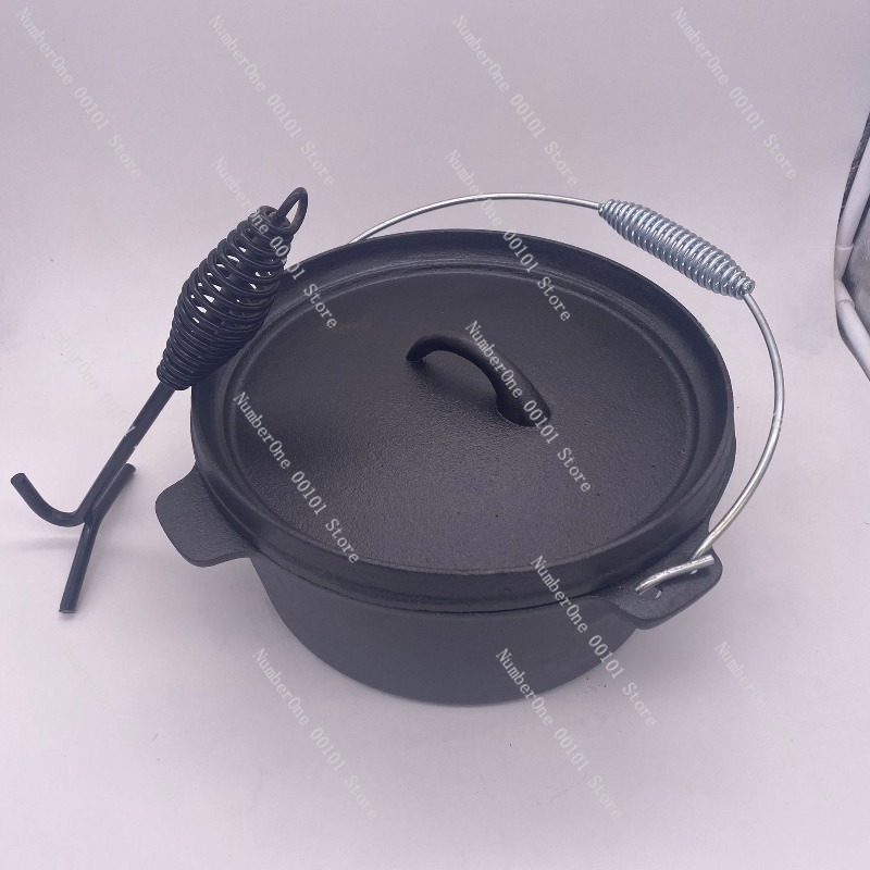 Heavy Duty Cast Iron Dutch Ove - Camp Dutch Oven Cast review and price